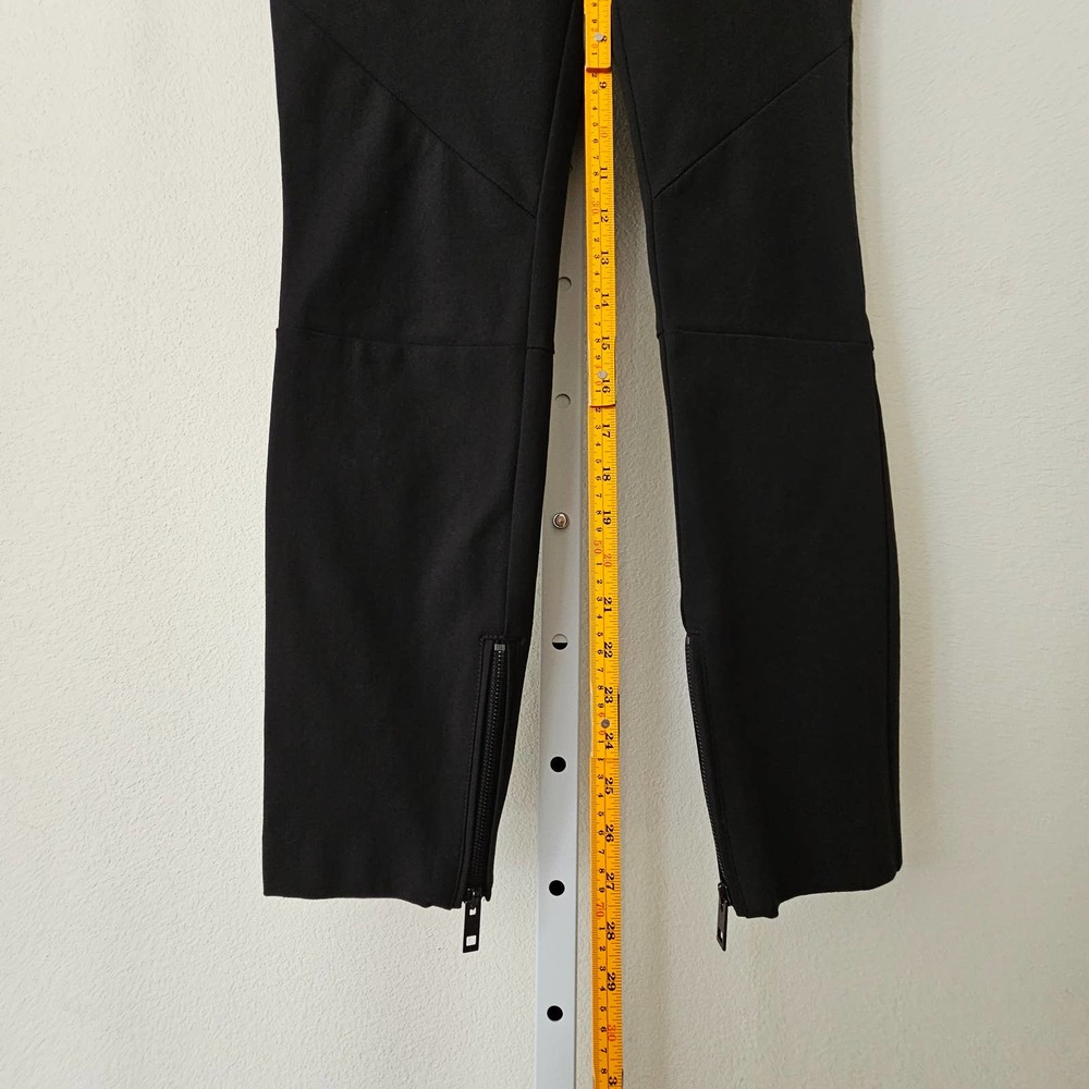 RAG AND BONE Women's Simone Slim Fit Black Cotton Sport Zipper Pants Sz 6 - Picture 15 of 15